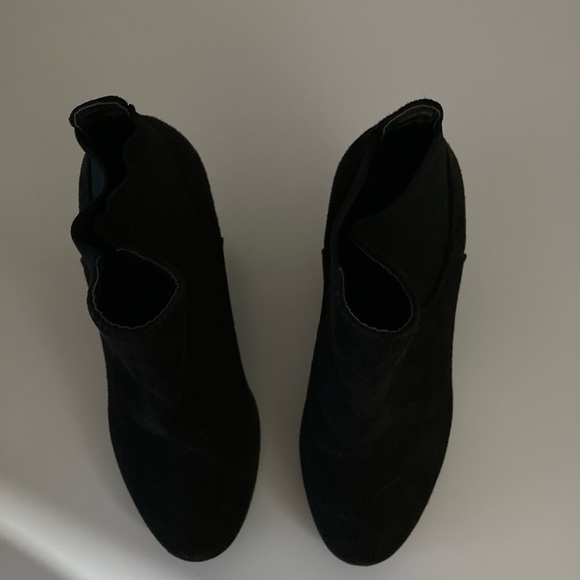 Call It Spring Black Boots, Sz 6 - Picture 2 of 4